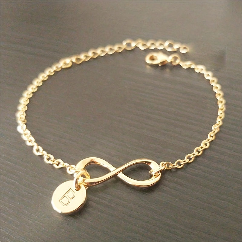 1pc Golden 26 Letter Bracelet